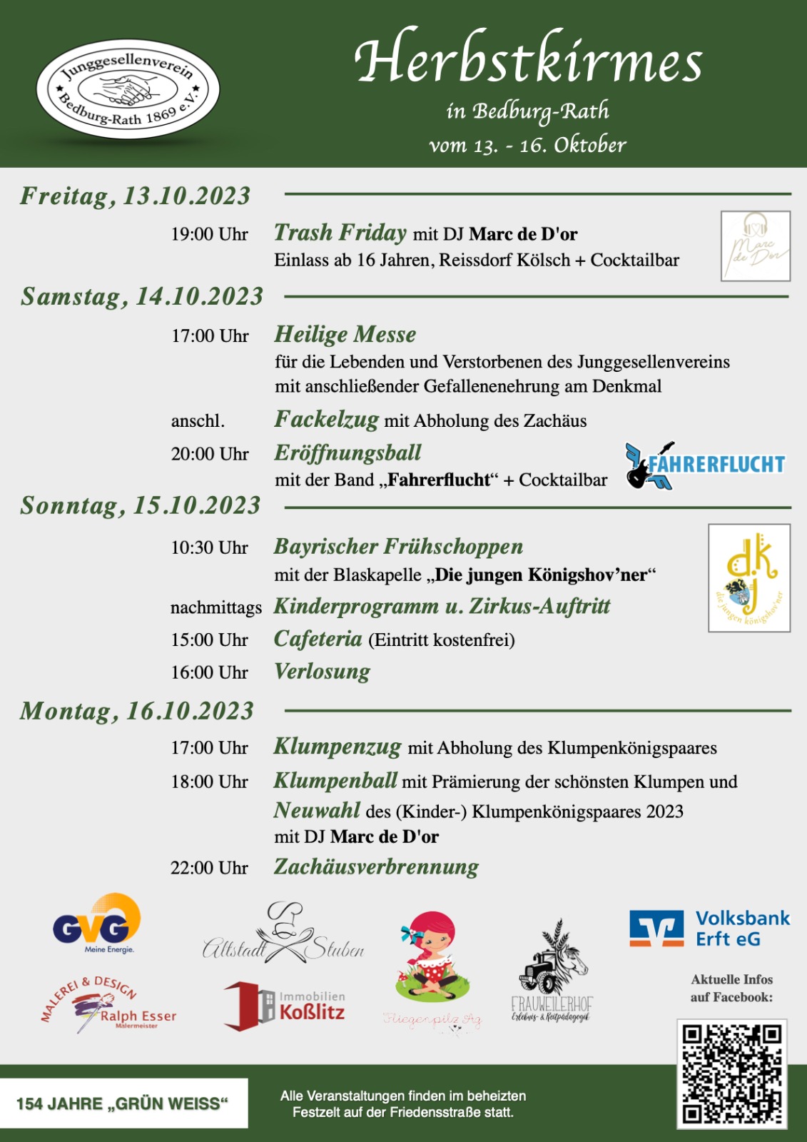 Kirmes Festfolge